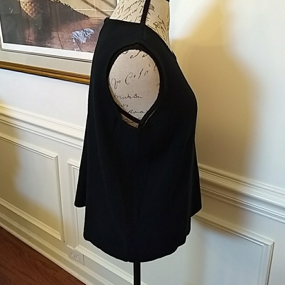 SALE 3/15 Venezia Jeans Black Top Sleeveless 18/20 - Picture 4 of 7